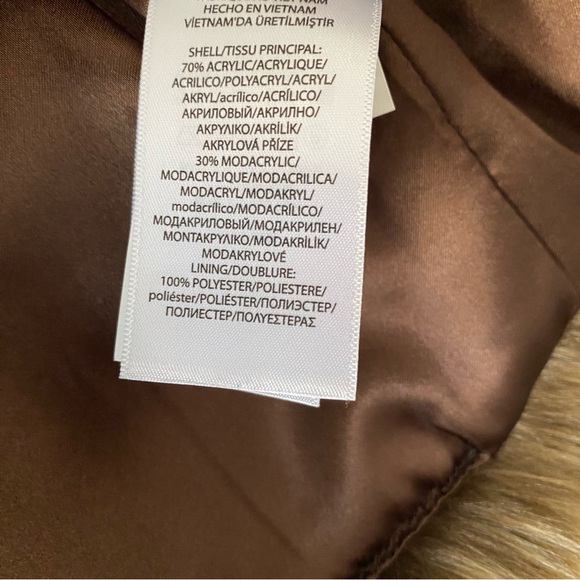 POLO Ralph Lauren Faux Fur Vest Size S - Picture 10 of 11